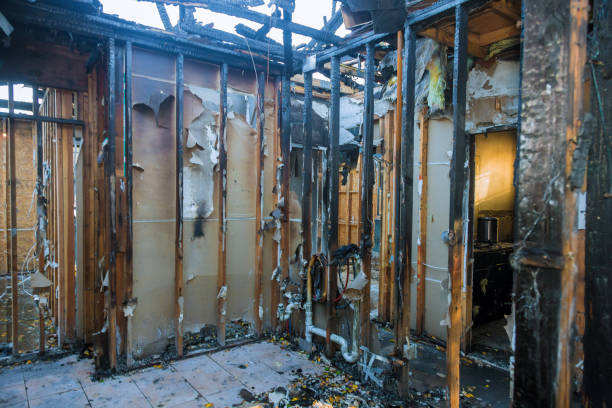 Professional Emergency Fire Cleanup technician working in Stem, NC